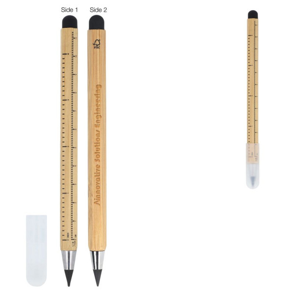 Langlebiger Bleistift und Lineal aus Bambus