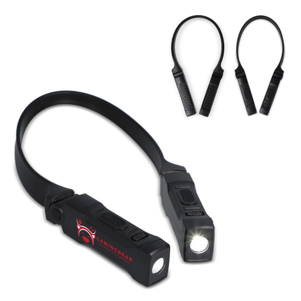 Wiederaufladbare, freihändige Nackentaschenlampe