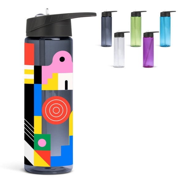 Lord Nelson Wasserflasche mit Strohhalm 700ml