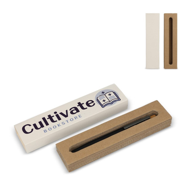 Stiftebox aus recyceltem Milchkarton, 1 Stift