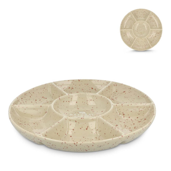 Sagaform Ditte Keramik-Servierplatte rund 26 cm